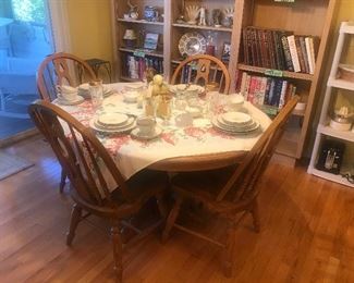 Oak Kitchen Table With Four Chairs