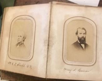Antique Photo Album ~ Civil War Era