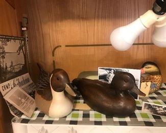 Assorted Wooden Duck Decoys