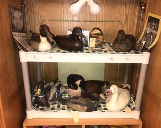 Assorted Wooden Duck Decoys