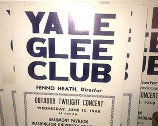 Vintage Yale Glee Club Posters