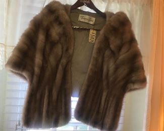 Vintage Womens Mink Wrap / Stole