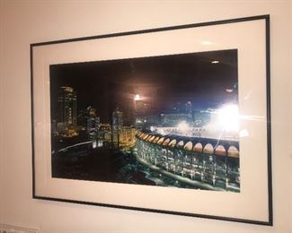 Framed Busch Stadium "The Last Game" Signed Greg Harris