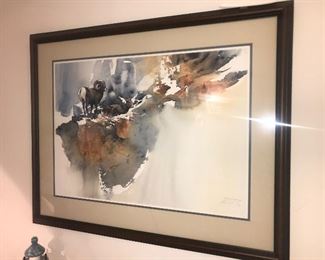 Assorted Art Work In Finished Basement