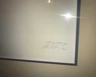 Assorted Art Work In Finished Basement