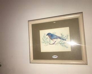 Assorted Art Work In Finished Basement
