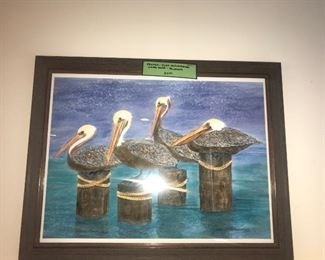 Assorted Art Work In Finished Basement