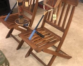 Teak Folding Chairs