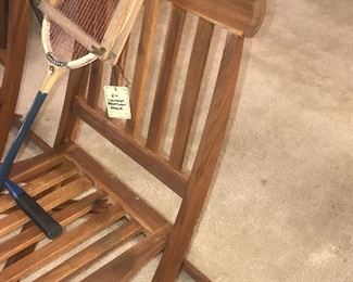 Teak Folding Chairs