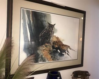 Assorted Art Work In Finished Basement