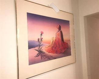 Assorted Art Work In Finished Basement