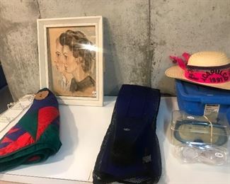 Assorted Items In Unfinished Basement