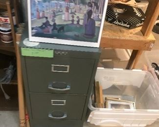 Assorted Items In Unfinished Basement