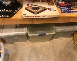 Assorted Items In Unfinished Basement