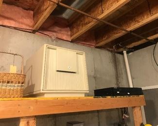 Assorted Items In Unfinished Basement