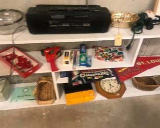 Assorted Items In Unfinished Basement