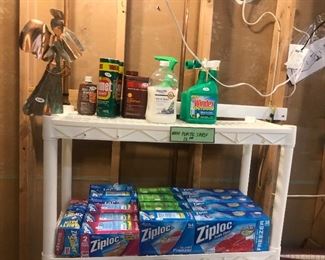 Assorted Items In Unfinished Basement