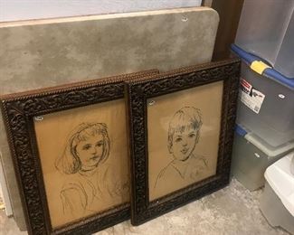 Assorted Items In Unfinished Basement
