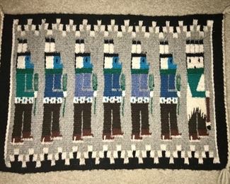 Navajo saddle blanket