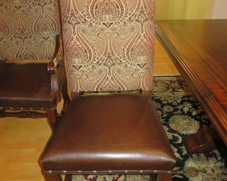  Louis XIV style os de mouto Dining Chairs
Set of 6  2 Arm Chairs - 4 Side Chairs   excellent condition - Like new