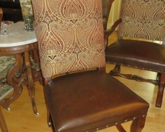 Louis XIV style os de mouto Dining Chairs
Set of 6 2 Arm Chairs - 4 Side Chairs excellent condition - Like new