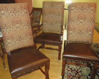 Louis XIV style os de mouto Dining Chairs
Set of 6  2 Arm Chairs - 4 Side Chairs   excellent condition - Like new
