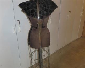 $195 Antique Industrial Dress Form circ 1912