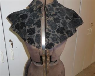 $195 Antique Industrial Dress Form circ 1912