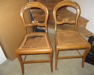 50% off now $25 was $50 Pair Balloon back parlor Chairs (set of 2)
