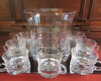 50% off now $10 was $20 Tall Glass Punch Bowl & Cups
