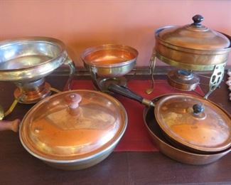 75% off now $15 Lot was $45 Copper Pots Lot