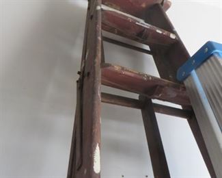 Very Tall Vintage Wood ladder