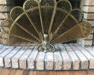  Vintage Fireplace Screen