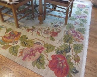 75% off Now $175 was $695 Floral Flatweave Rug