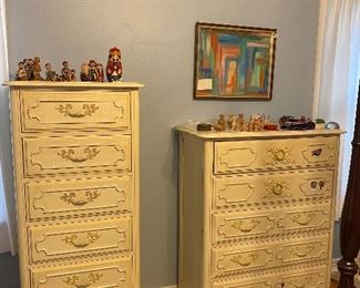 lingerie chest and 5 drawer chest