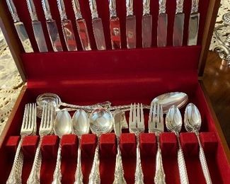 set of sterling flatware, Towle, Old Master