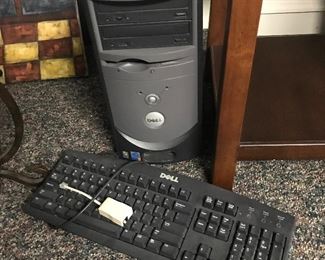 Dell Computer and Keyboard