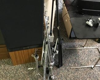 Music stands and mic stands