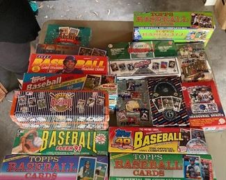 So many sealed baseball / sports card boxes (more not pictured)