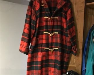 Vintage Ralph Lauren Wool Toggle Coat XL extra Tall