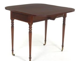 American Federal Mahogany Drop Leaf Table