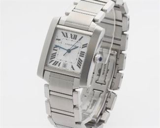 Cartier 2302 Mens Automatic Tank Francaise