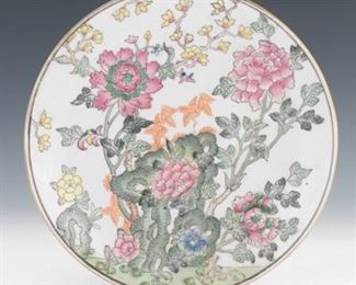 Chinese Enameled Porcelain Plate