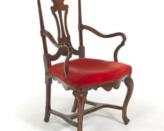 Chippendale Style Armchair, Late 18th Century