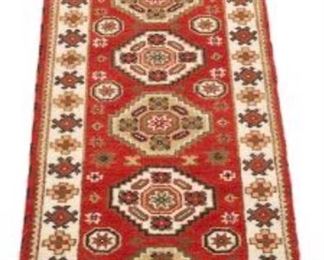 Fine Hand Knotted Kazak Runner