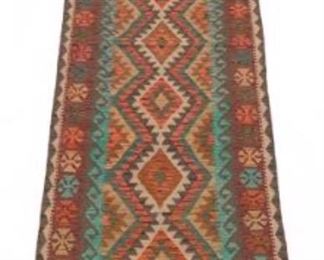 Fine Hand Knotted Kilim Runner 