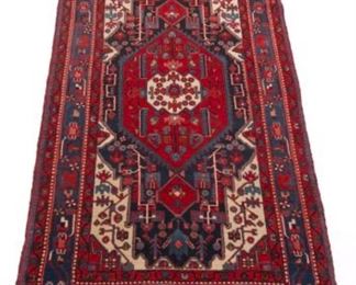 Fine SemiAntique Hand Knotted Nahavand Runner 