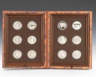 Franklin Mint Good Luck Medal Collection