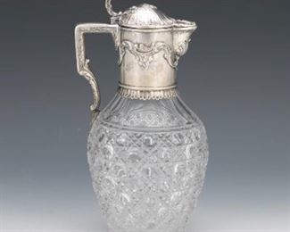 German 800 Silver Claret Jug