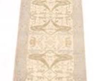 Hand Knotted Oushak Extra Long Runner